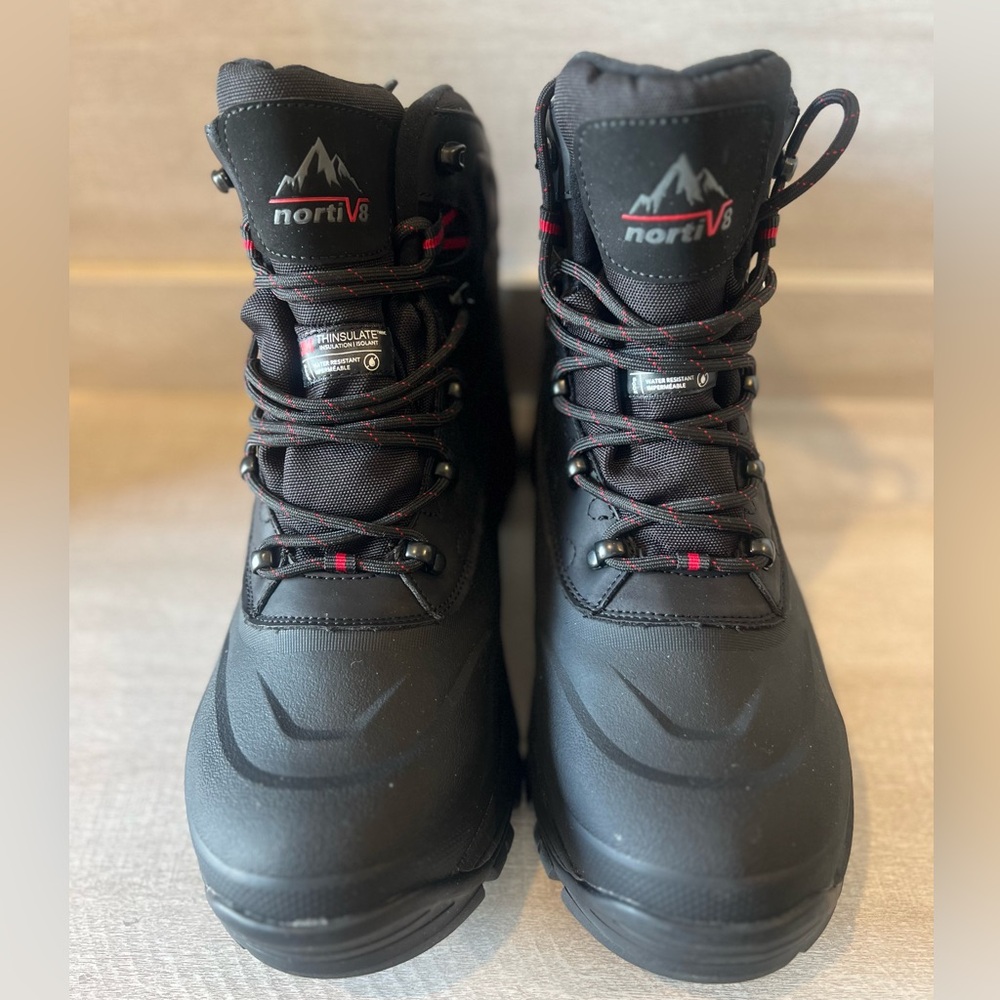 Nortiv8 Black Hiking Boots